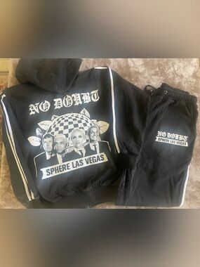 No Doubt Sphere Las Vegas 2026 Track Suit Set Hoodie Joggers S